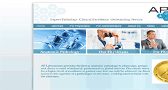 Desktop Screenshot of aplaboratories.com